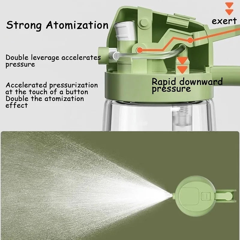 500ml 2 in1 Oil Spray Bottle Kitchen Barbecue Cooking Olive Oil Dispenser Oil Jar Baking Vinegar Soy Sauce Spray Container